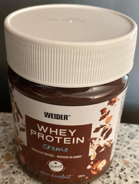 Fotografie - Weider Whey protein creme choco-hazelnut
