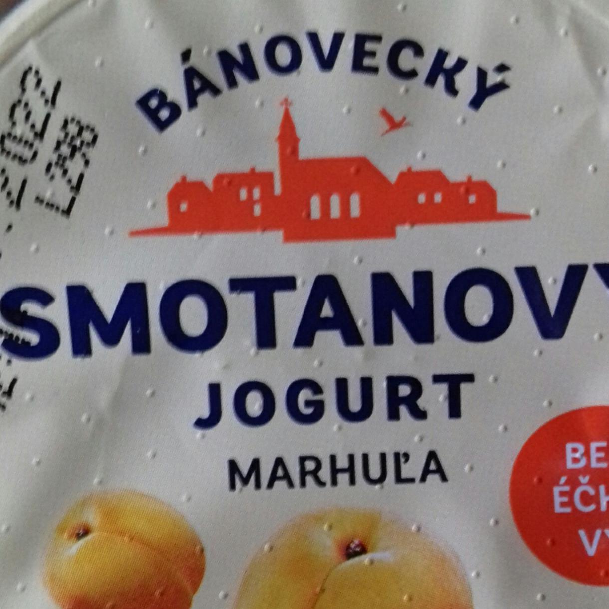 Fotografie - Bánovecký smotanový jogurt marhuľa