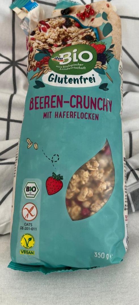 Fotografie - Beeren-Crunchy mit Haferflocken Glutenfrei dmBio