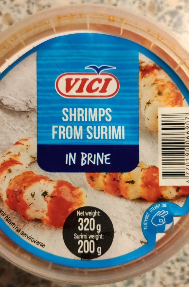 Fotografie - Shrimps from Surimi in brine Vici