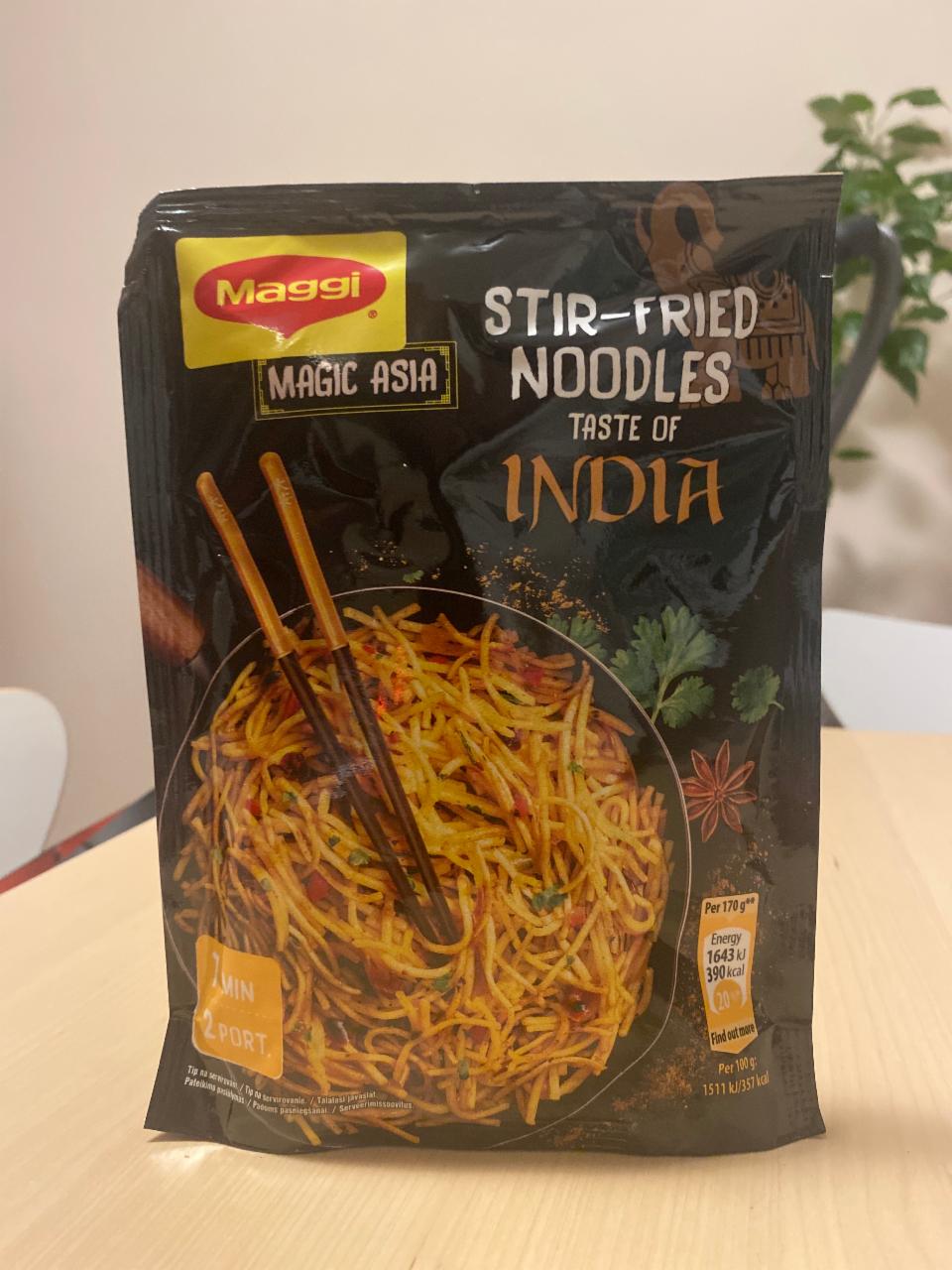 Fotografie - Stir-Fried Noodles Taste of India Maggi