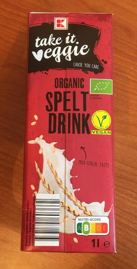 Fotografie - Organic spelt drink Take it veggie
