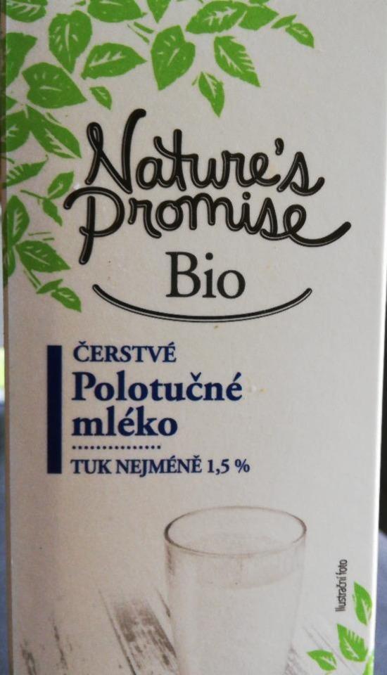 Fotografie - Polotučné mlieko Nature's Promise Bio