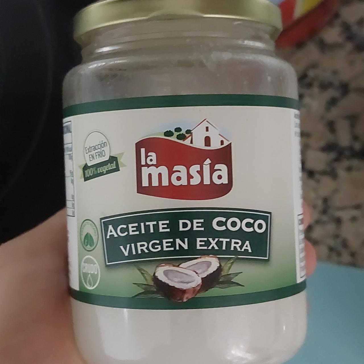 Fotografie - Aceite de coco virgen extra la masía