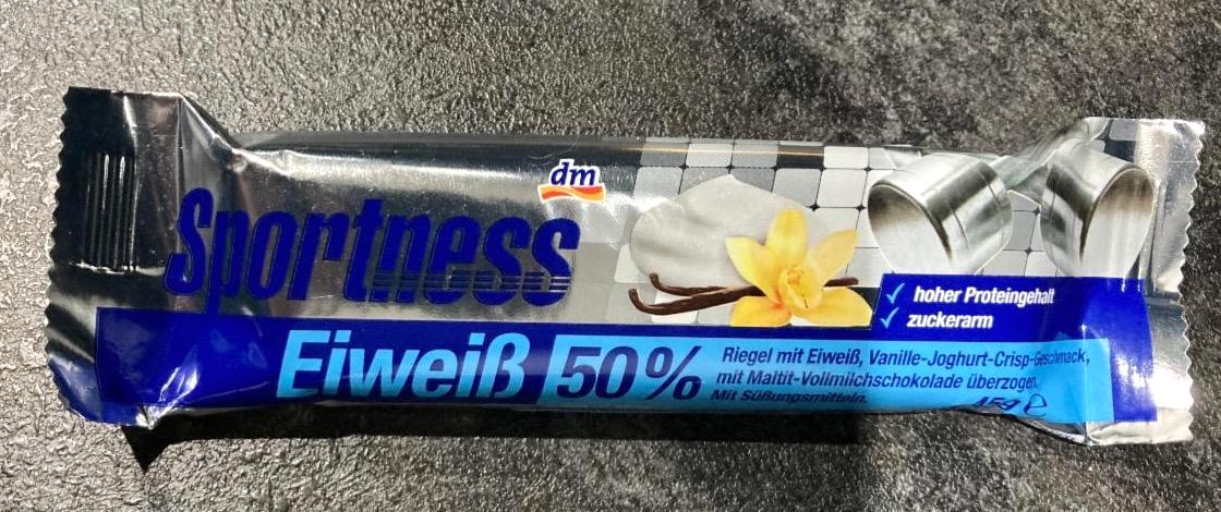 Fotografie - DM Sportness Eiweiss 50% Vanille joghurt