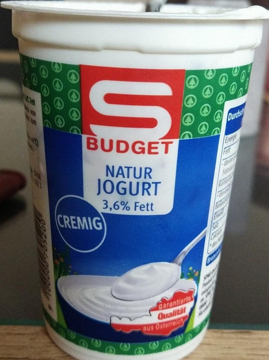 Fotografie - Natur jogurt 3,6 fett cremig S Budget