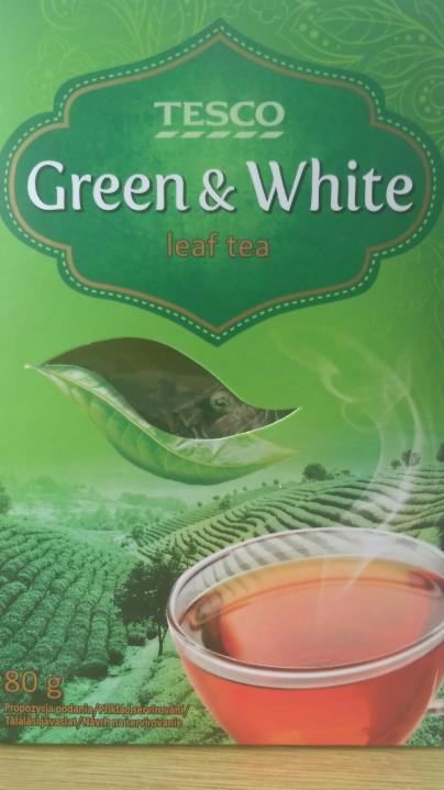 Fotografie - Tesco Green & white tea