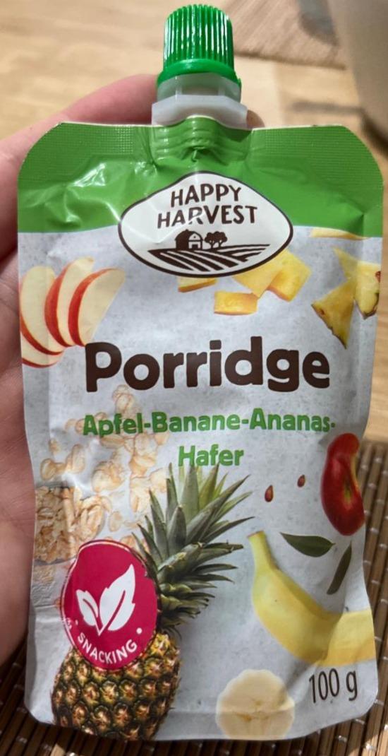 Fotografie - Porridge Apfel -Banane-Ananas-Hafer Happy Harvest