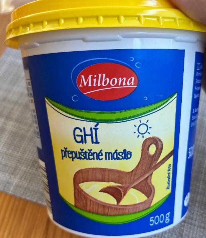 Fotografie - Ghí přepuštěné máslo Milbona