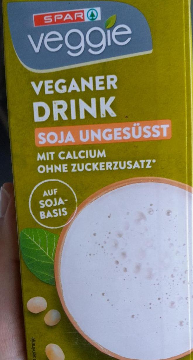 Fotografie - Veganer drink soja ungesüsst Spar veggie