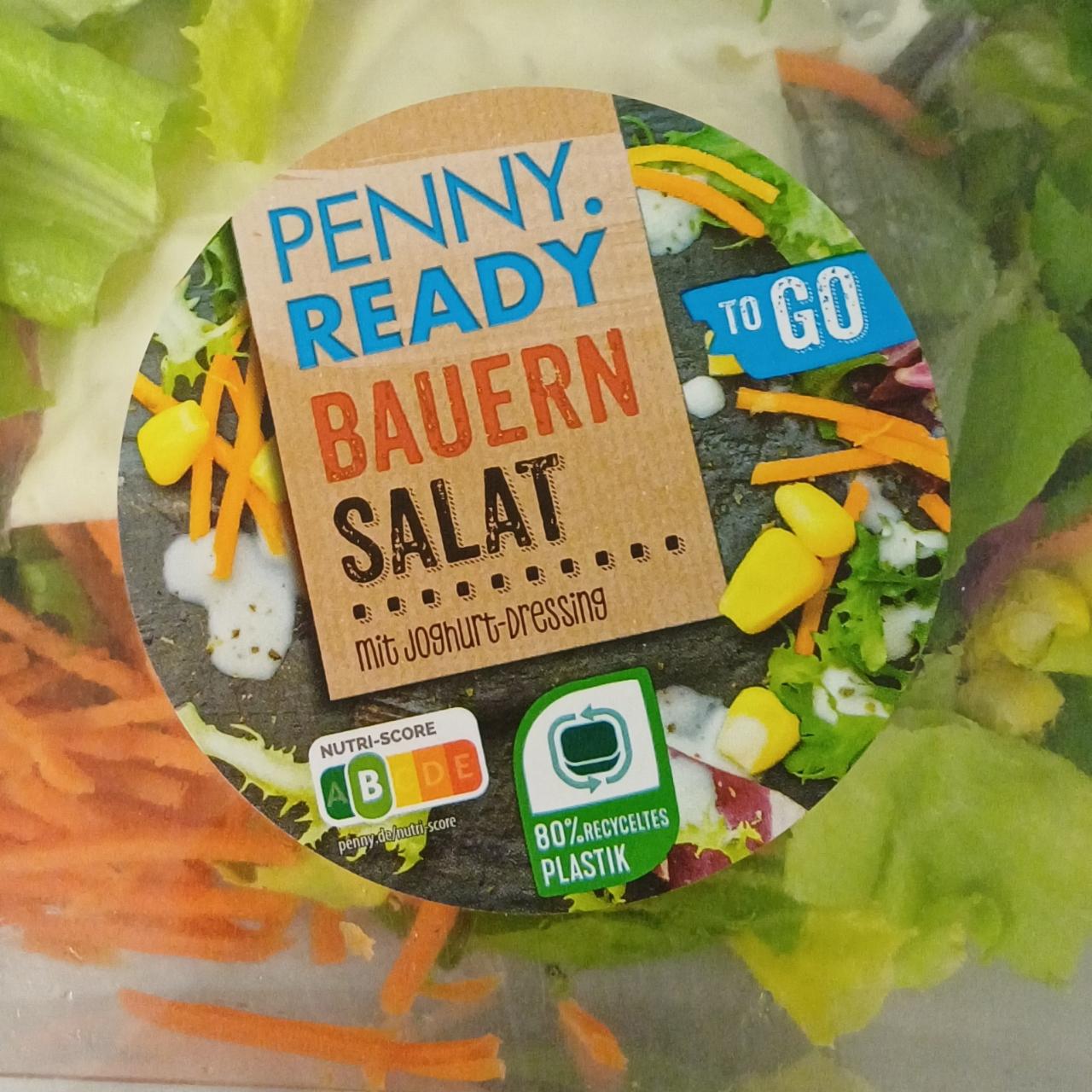 Fotografie - Bauern salat mít joghurt dressing Penny ready
