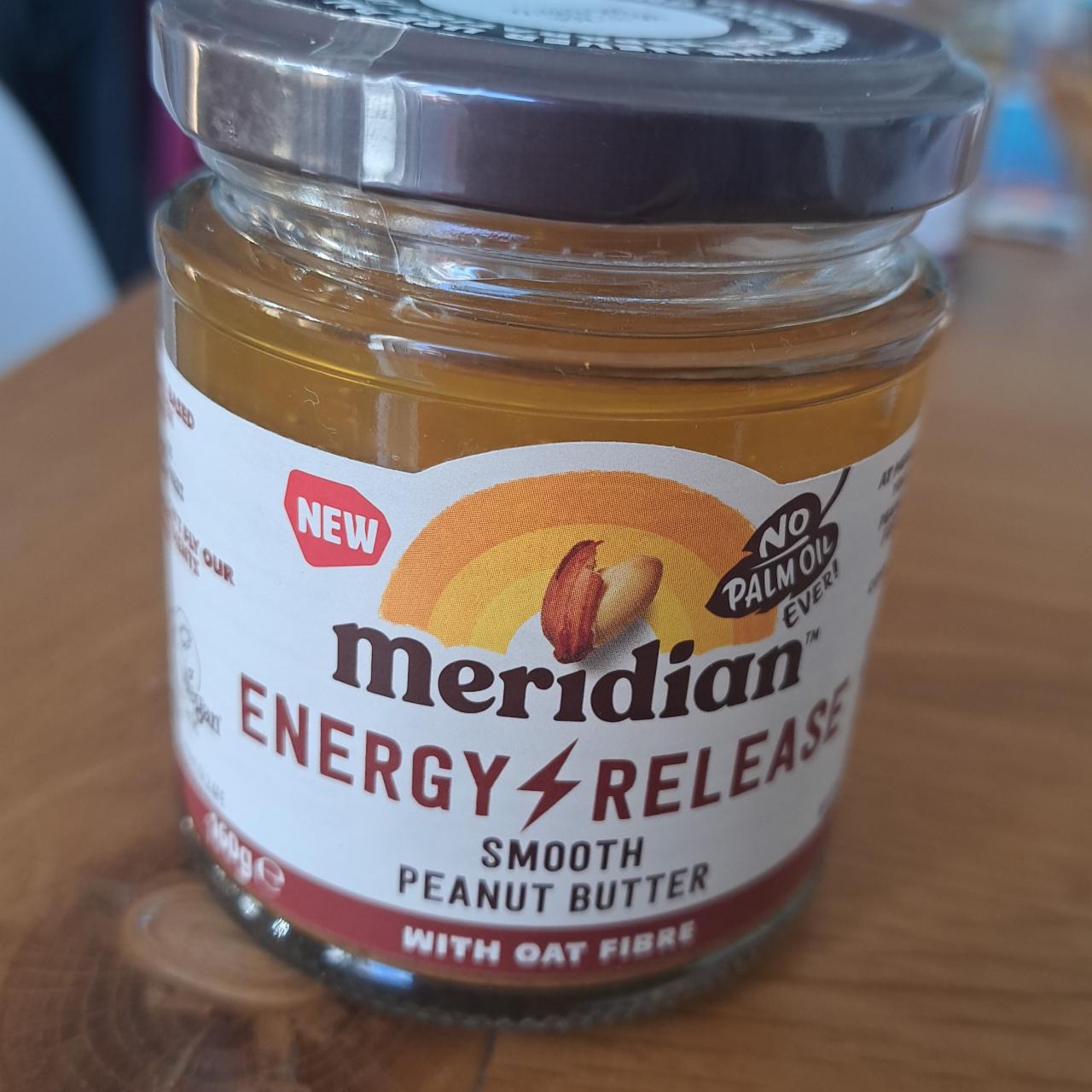 Fotografie - Energy Release smooth peanut butter with oat firbe Meridian