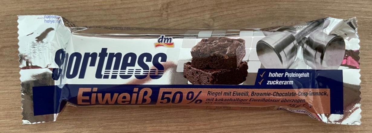 Fotografie - DM Sportness Eiweiss 50% Brownie-Chocolate