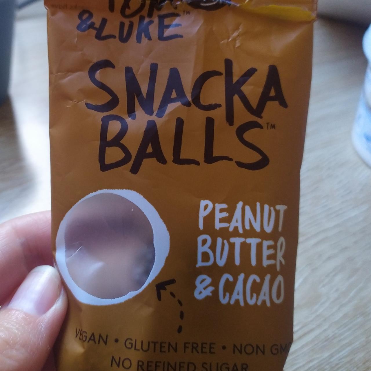 Fotografie - Snacka Balls Peanut butter & Cacao Tom and Luke