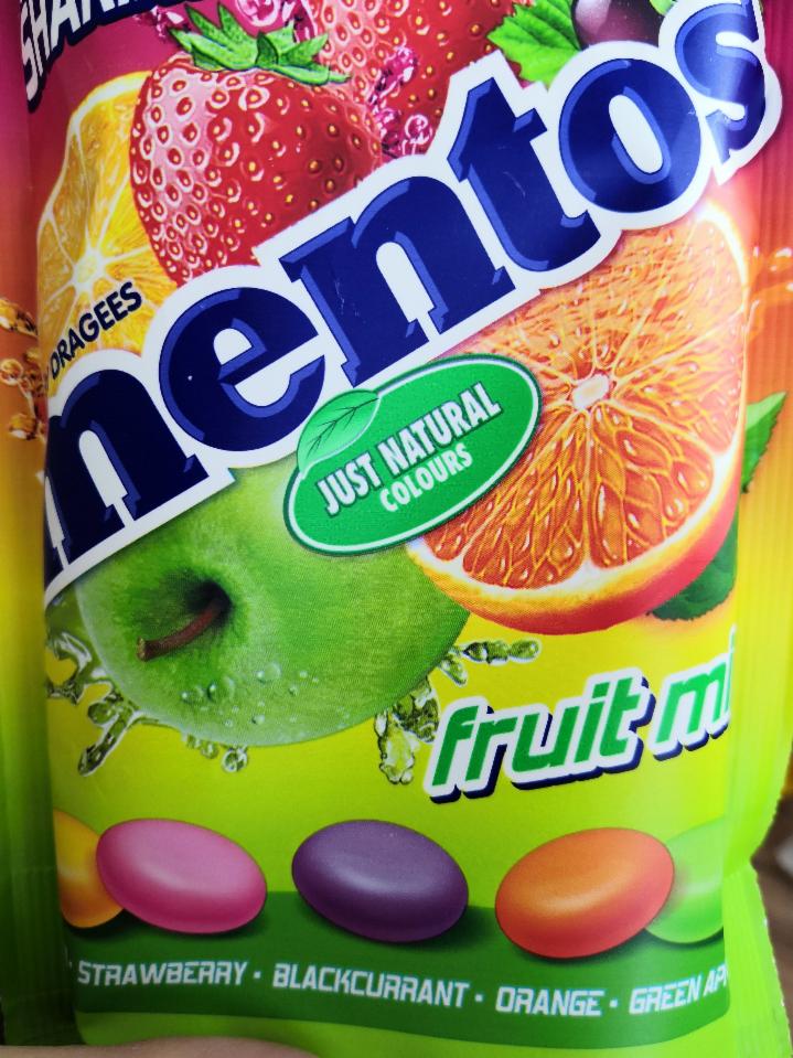 Fotografie - Mentos fruit mix