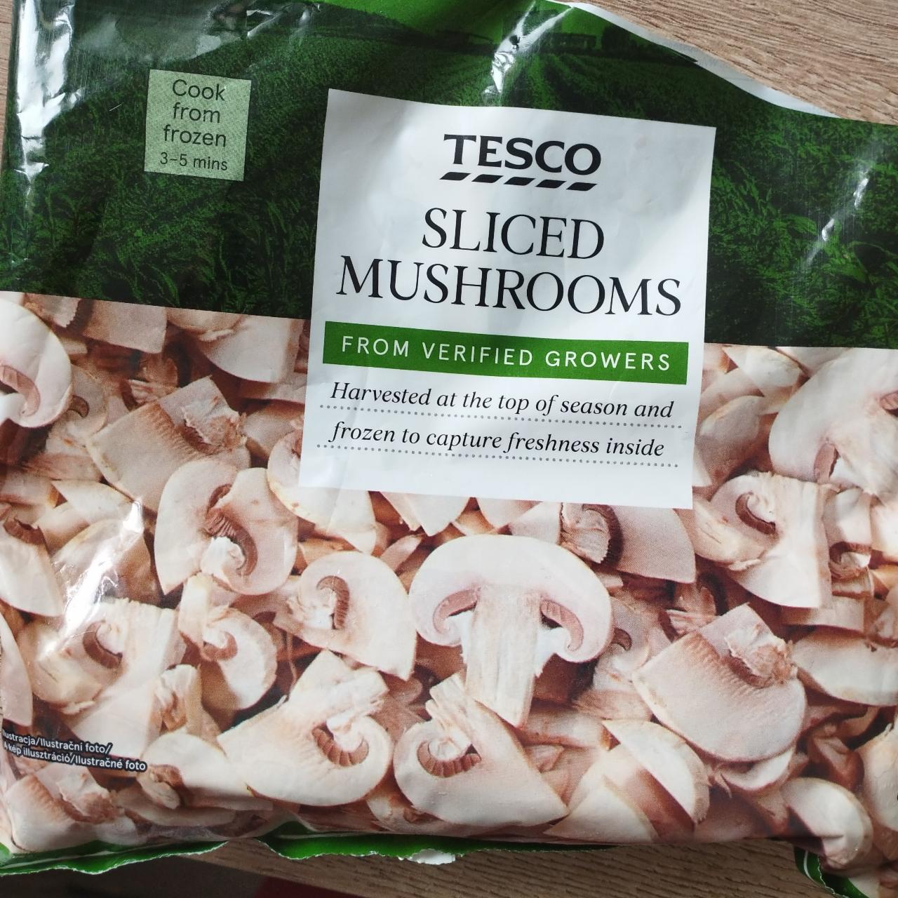Fotografie - Sliced Mushrooms Tesco