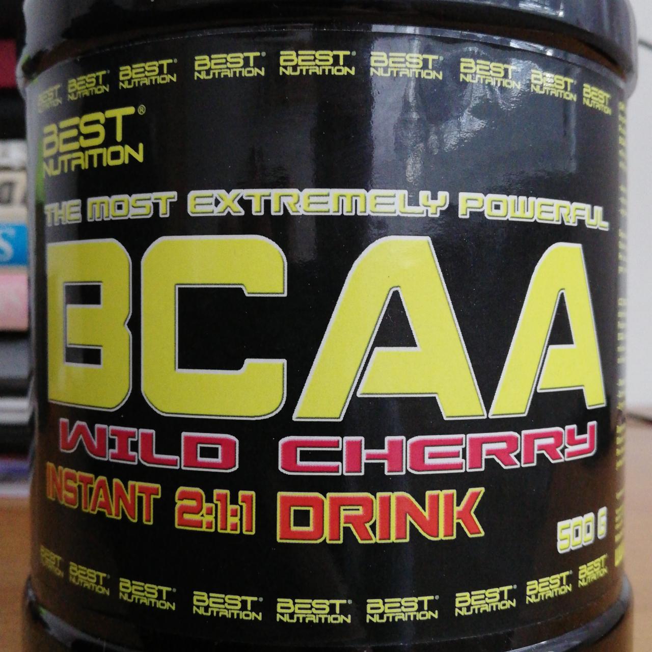 Fotografie - BCAA Wild cherry Instant 2:1:1 Drink Best Nutrition