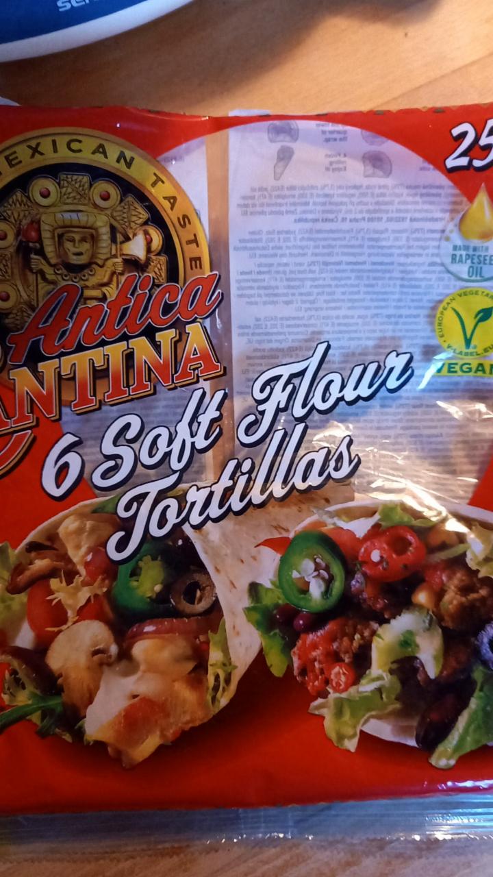 Fotografie - Antica Cantina 6 Soft Flour Tortillas 25cm