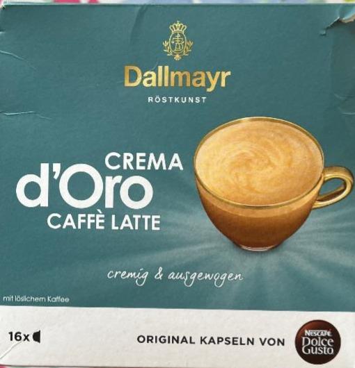 Fotografie - Dallmayr Crema d'Oro Caffè Latte Nescafé Dolce Gusto