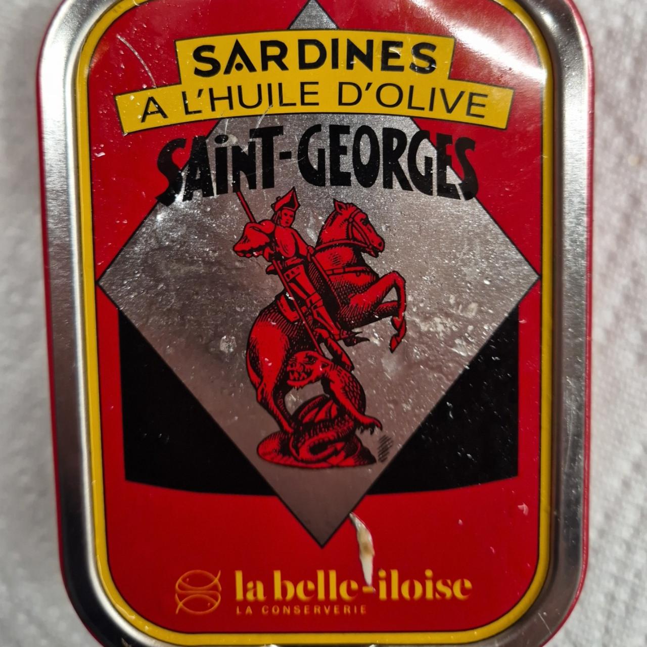 Fotografie - Sardines a L'huile D'olive Saint-Georges La belle-iloise