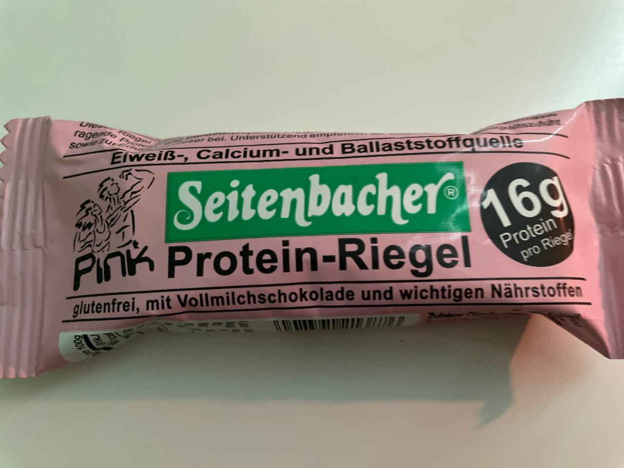 Fotografie - Pink Protein-Riegel Seitenbacher