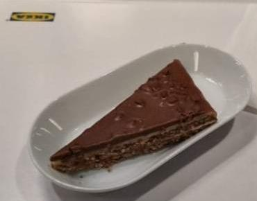 Fotografie - Almondy Mandlový dort s čokoládovou polevou Ikea