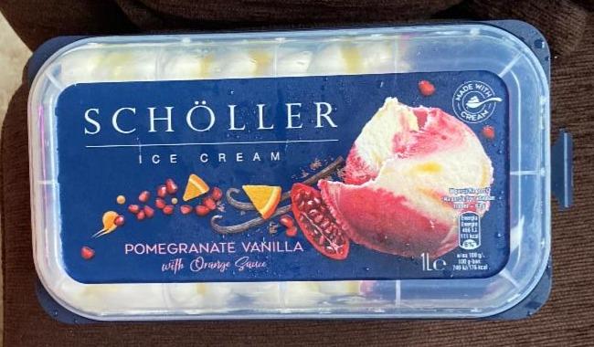 Fotografie - Schöller Ice cream pomegranate vanilla