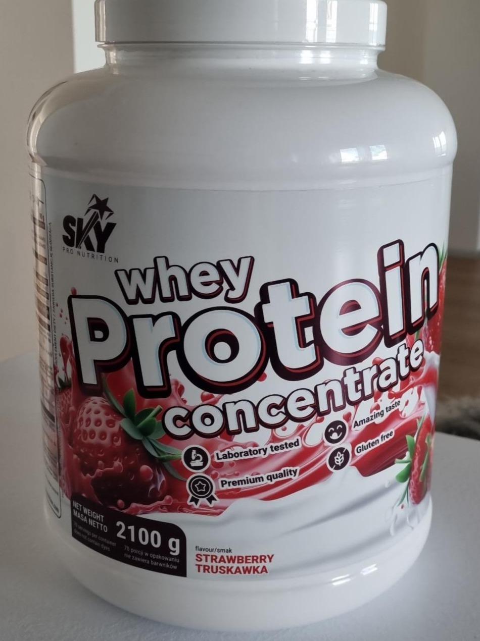 Fotografie - Whey Protein concentrate Strawberry Sky Pro Nutrition