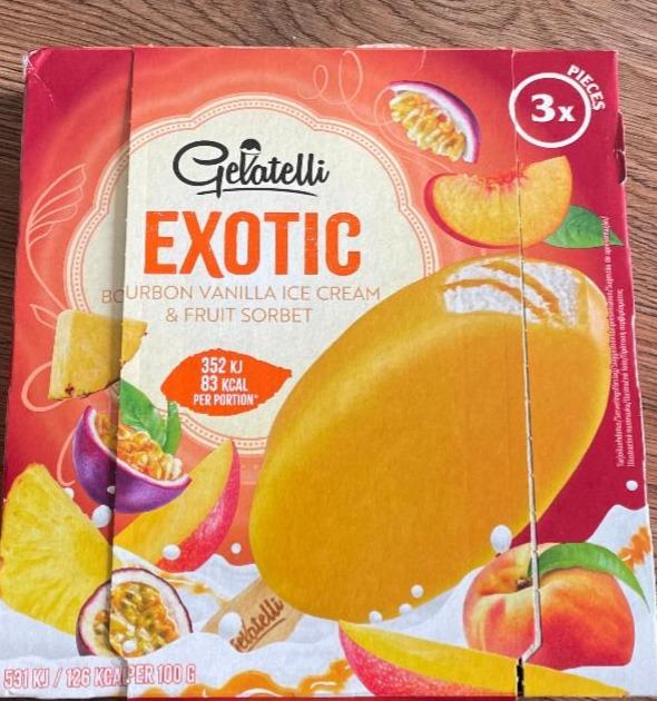 Fotografie - Exotic Bourbon Vanilla Ice Cream & Fruit Sorbet Gelatelli