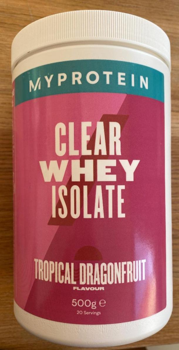 Fotografie - Clear Whey Isolate-Tropical Dragonfruit MyProtein