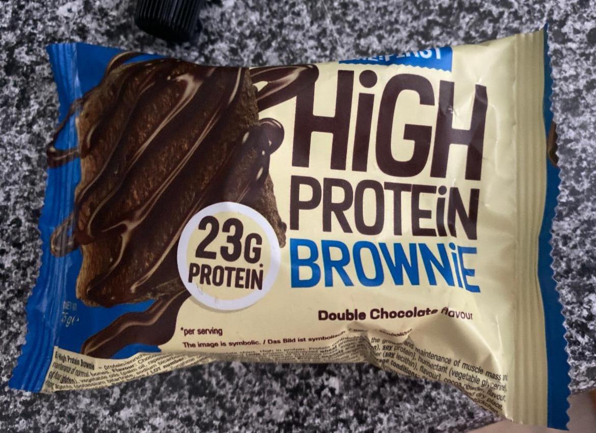 Fotografie - High protein brownie Double chocolate flavour