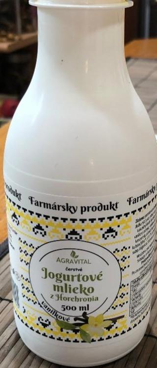 Fotografie - jogurtove mlieko z Horehronia vanilkové