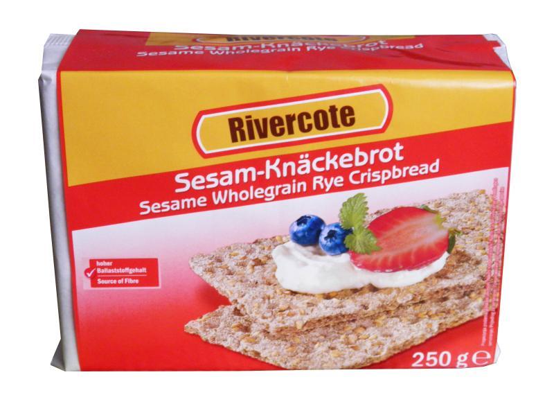Fotografie - knäckebrot sezamovo žitný Rivercote