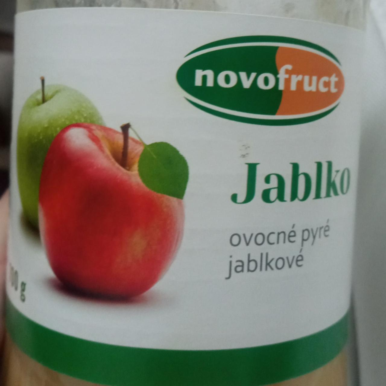Fotografie - Jablko ovocné pyré jablkové Novofruct