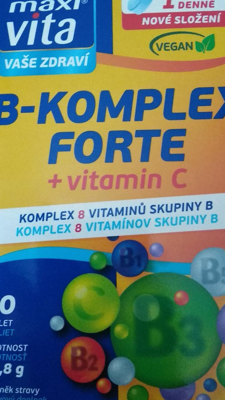 Fotografie - B-Komplex Forte + Vitamin C Maxi Vita
