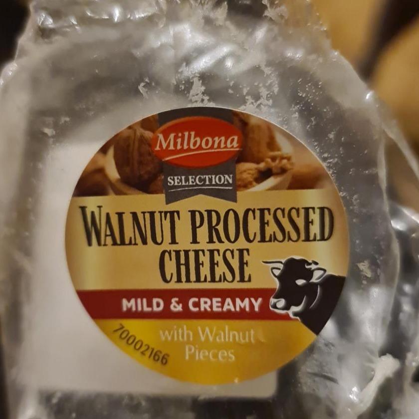 Fotografie - Walnut Processed Cheese syr s vlašskými orechmi Milbona