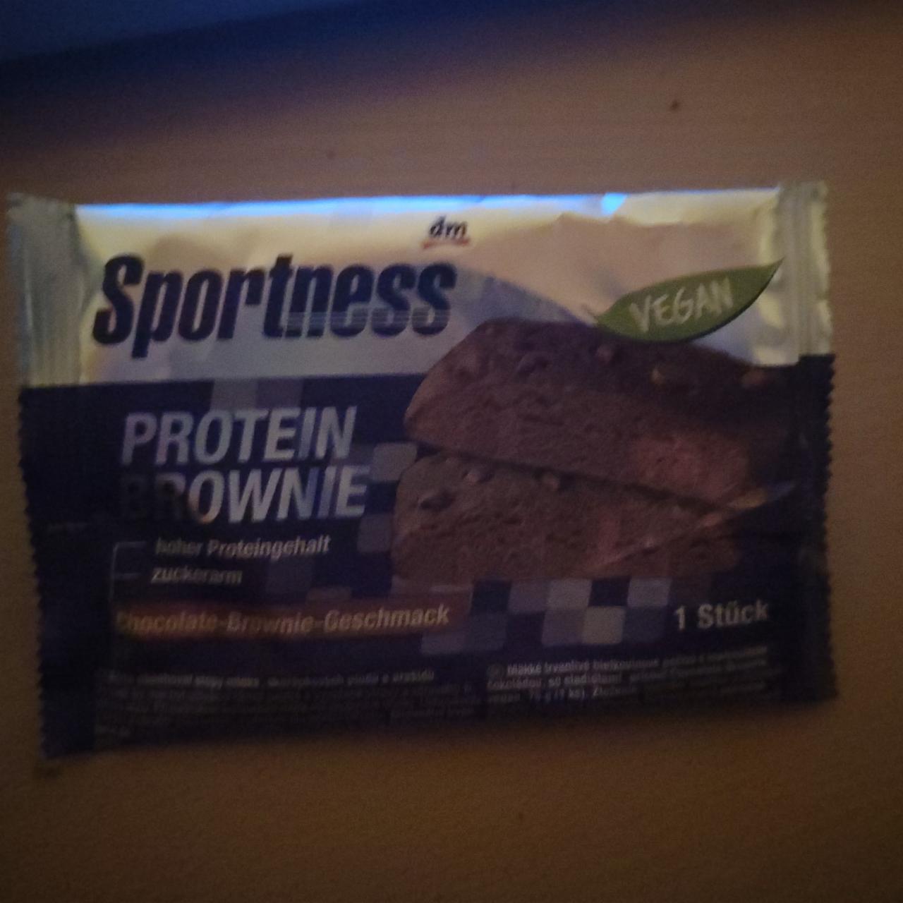 Fotografie - Protein Brownie Chocolate-Brownie-Geschmack Sportness