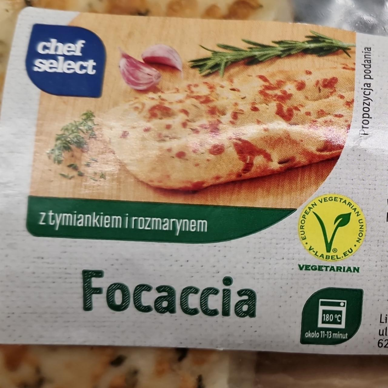 Fotografie - Focaccia z tymiankiem i rozmarynem Chef Select