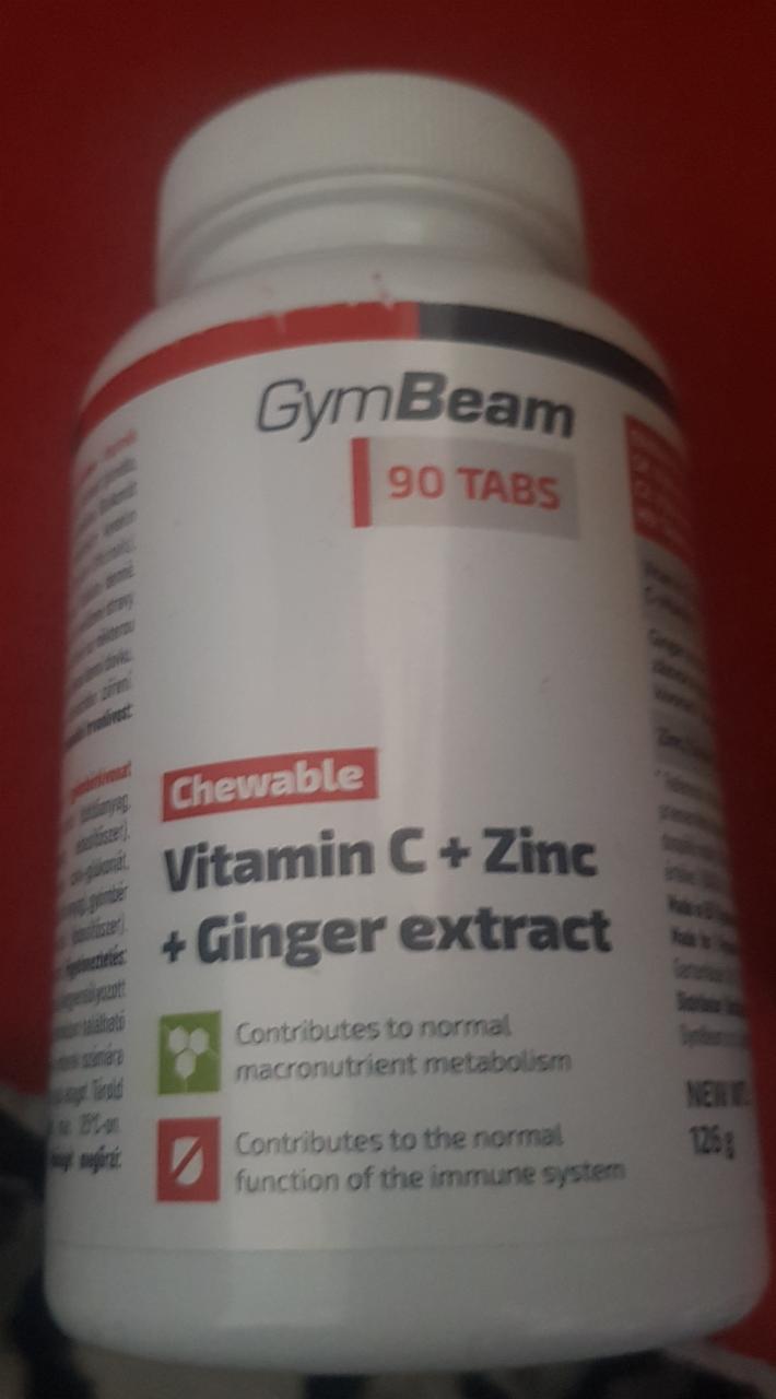 Fotografie - Vitamin C + Zinc + Ginger extract Gym Beam