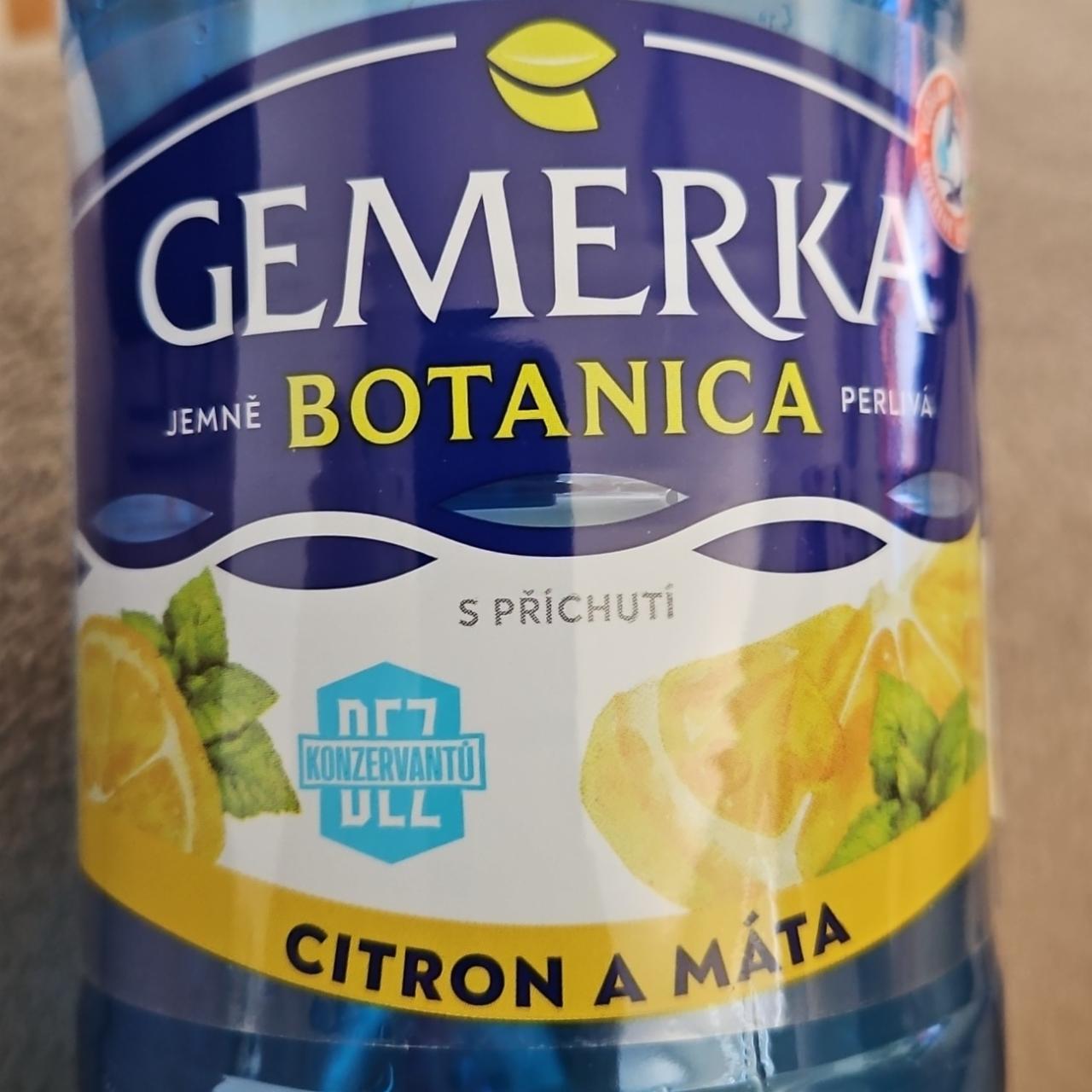 Fotografie - Botanica s příchutí Citron a máta Gemerka