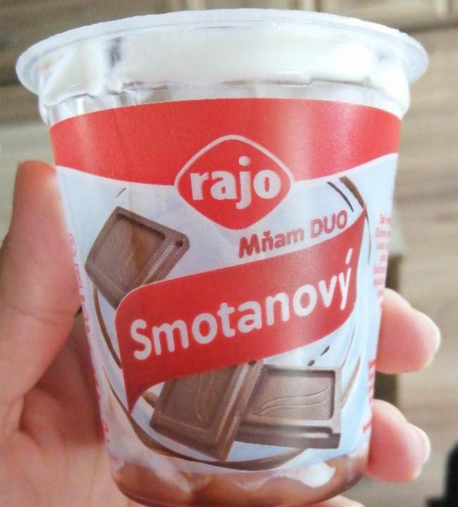 Fotografie - Mňam DUO smotanový jogurt čokoládový Rajo