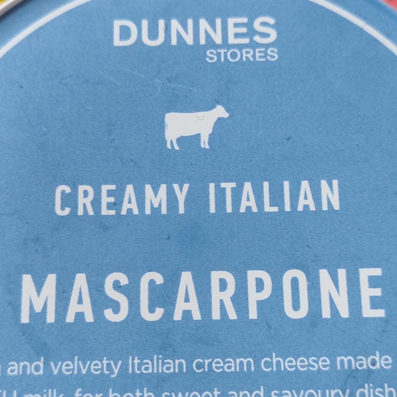 Fotografie - Creamy Italian mascarpone dunnes stores