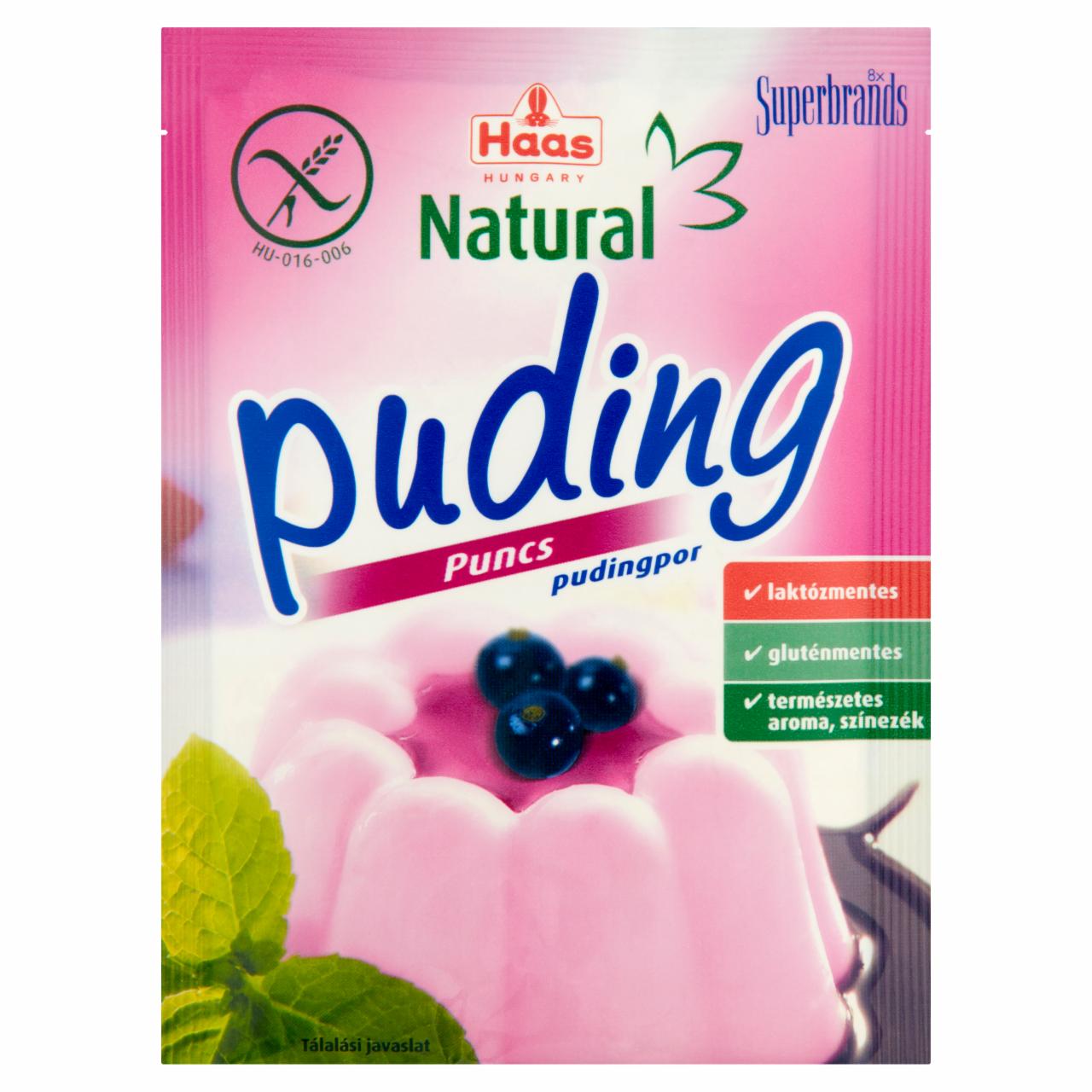 Fotografie - Puding puncs pudingpor Natural