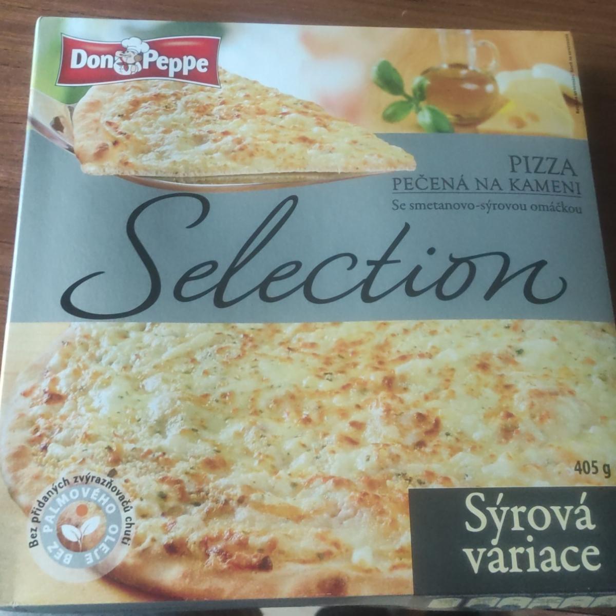 Fotografie - Selection Pizza pečená na kameni Sýrová variace Don Peppe
