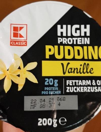 Fotografie - High Protein pudding vanille K-Classic