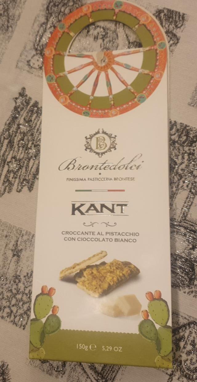 Fotografie - Brontedolci Croccante al pistacchio con cioccolato bianco Kant