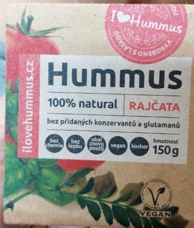 Fotografie - Bio Hummus rajčata I love Hummus
