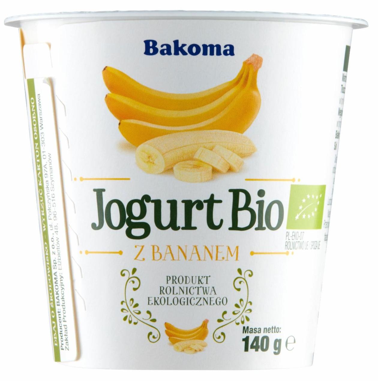 Fotografie - Jogurt Bio z bananem Bakoma
