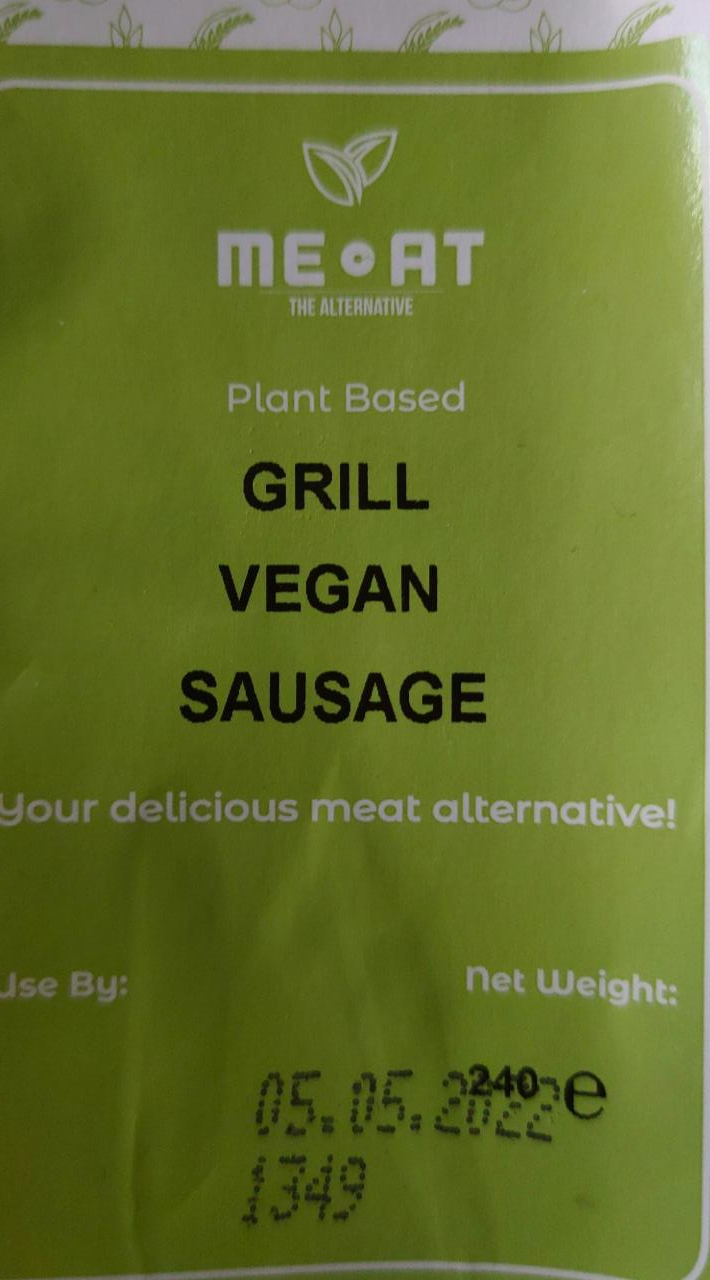 Fotografie - Grill Vegan Sausage ME-AT the alternative
