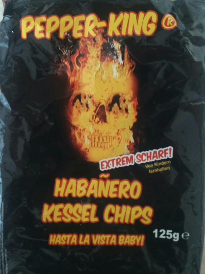 Fotografie - Pepper king habanero kessel chips